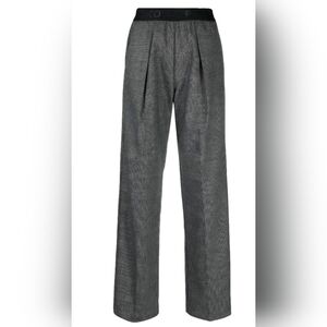 PINKOlogo-waistband checked trousers size 42 IT - US s/m